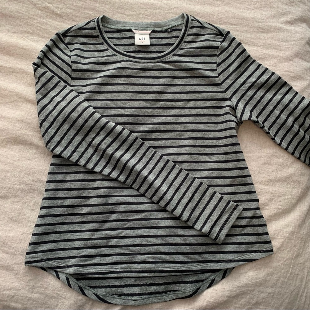 NWOT - Cabi striped long sleeve top